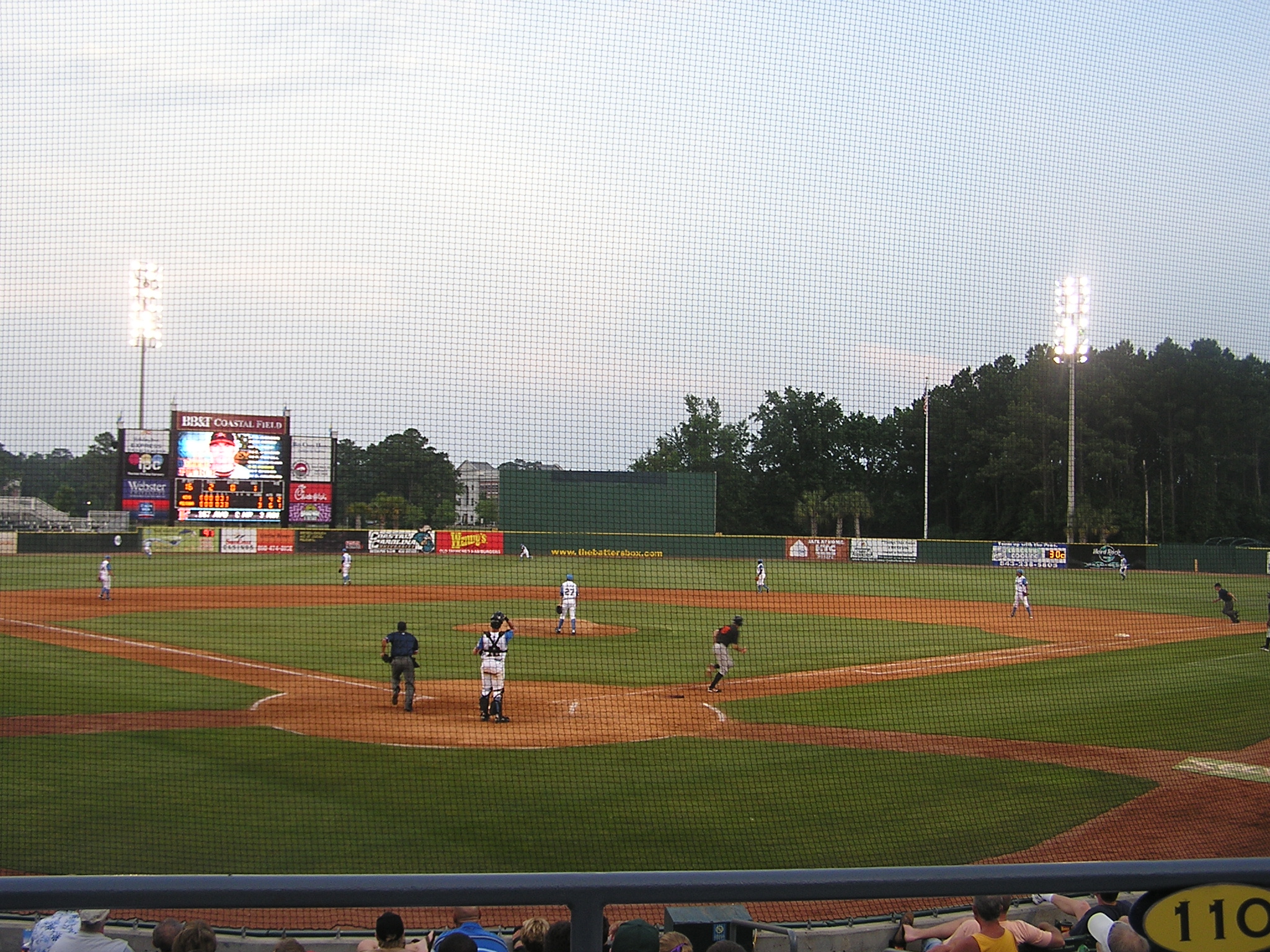 Base hit - BB&T Coastal Field, Myrtle Beach